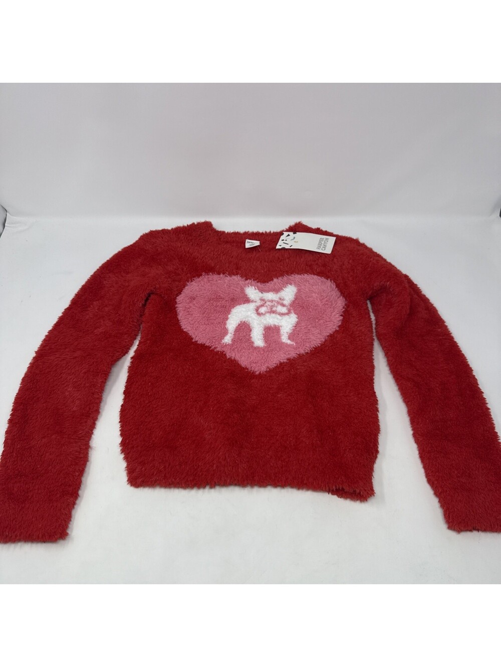 Harper Canyon Fuzzy Puppy Love Sweater Size 5 New